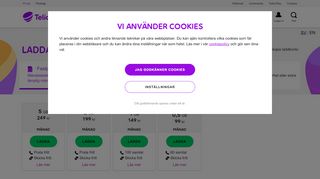 
                            1. Ladda & fyll på kontantkort - Samtal och surf - Telia.se