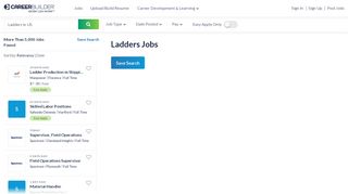 
                            8. Ladders Jobs - Apply Now | CareerBuilder