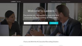 
                            4. Ladders Recruitment Website - 100K+ Jobs and Executive ...