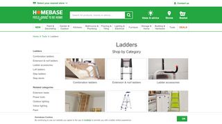
                            4. Ladders - Step, roof & combination ladders | Homebase