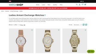 
                            5. Ladies Armani Exchange Watches | WatchShop.com™