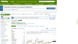 
                            8. LADR | Stock Snapshot - Fidelity
