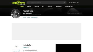 
                            1. Lafalafa - Flaira Ferro - VAGALUME