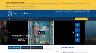 
                            4. Lafayette School / LAF Homepage