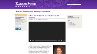 
                            3. Lafene Health Center: Your Student Health Resource – K-State ...