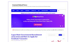 
                            9. Lagos State Government Recruitment 2019 and How to Apply ...
