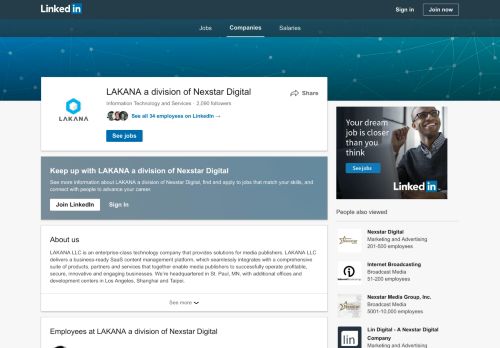 
                            5. LAKANA a division of Nexstar Digital | LinkedIn