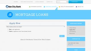 
                            5. Lake City Bank - Apply Now