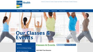 
                            2. Lake Health Classes & Events BLS Skill Test Session