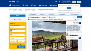 
                            9. Lake Nakuru Lodge, Kenya - Booking.com
