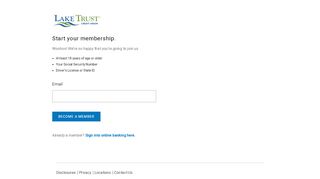 
                            1. Lake Trust Credit Union - Become a Member