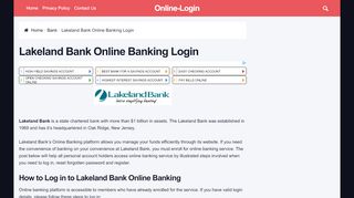 
                            6. Lakeland Bank Online Banking Login - radiolounge.ca