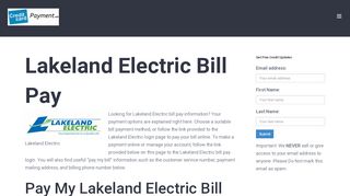 
                            7. Lakeland Electric Bill Pay - creditcardpayment.net