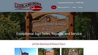 
                            1. Lakeland Sign & Graphics LLC | Graphics Services Minocqua WI