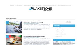 
                            3. Lakestone Bank & Trust Online
