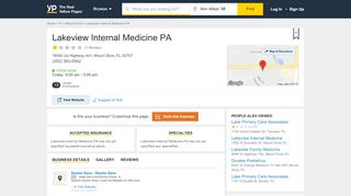 
                            2. Lakeview Internal Medicine PA 18550 Us Highway 441, Mount Dora ...