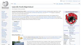 
                            5. Lakeville North High School - Wikipedia