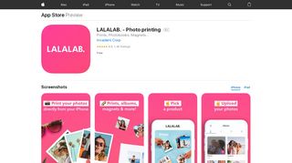 
                            4. LALALAB. - Photo printing on the App Store