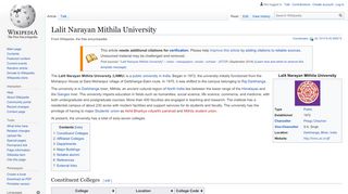 
                            4. Lalit Narayan Mithila University - Wikipedia