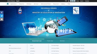 
                            8. Laman Web Rasmi Kementerian Pelajaran dan Inovasi - Sabah