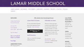 
                            7. LAMAR MIDDLE SCHOOL