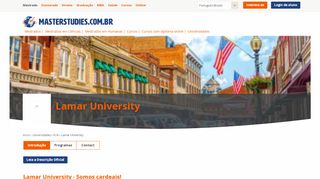 
                            7. Lamar University in EUA - Programas de Mestrado