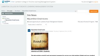 
                            3. Lambton College in Toronto Learning Management System