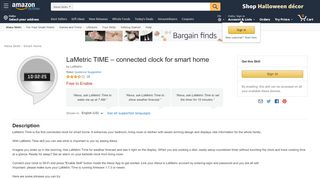 
                            7. LaMetric TIME – connected clock for smart home - …