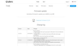 
                            5. LaMetric Time - Firmware update