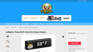 
                            3. LaMetric Time Wi-Fi Clock for Smart Home - Bored …