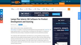 
                            8. Lamps Plus Selects CBX Software for Product Development and ...