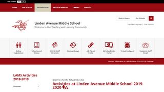 
                            2. LAMS Activities 2018-2019 / Overview - Red Hook Central Schools