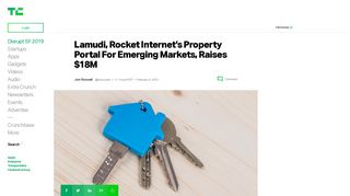 
                            6. Lamudi, Rocket Internet's Property Portal For Emerging Markets ...
