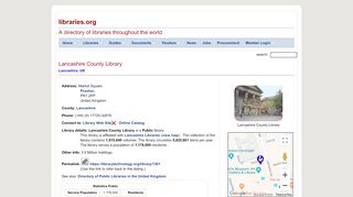 
                            9. Lancashire County Library -- Lancashire Libraries