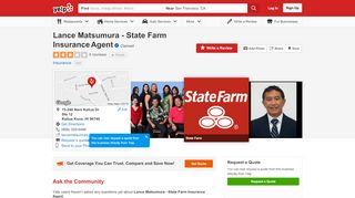 
                            8. Lance Matsumura - State Farm Insurance Agent - Yelp