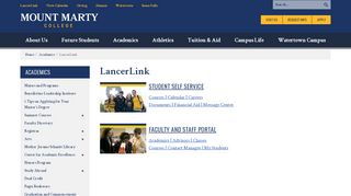 
                            4. LancerLink - Mount Marty College
