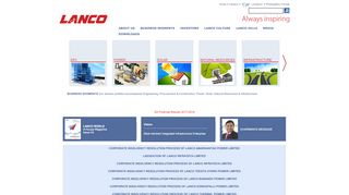 
                            1. Lanco Infratech Limited