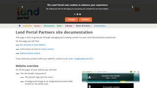 
                            1. Land Portal Partners site documentation | Land Portal | Securing Land ...