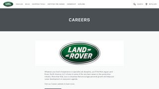 
                            2. Land Rover Career and Job Opportunities | Land Rover USA