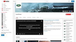 
                            9. Land Rover - YouTube