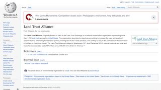 
                            6. Land Trust Alliance - Wikipedia