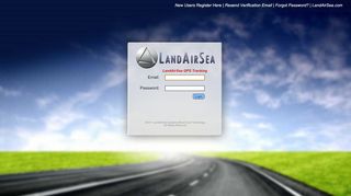 
                            2. LandAirSea - Customer Login