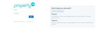 
                            1. Landlord Portal - tenant login - PropertyMe