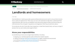 
                            1. Landlords and homeowners | Hackney Council
