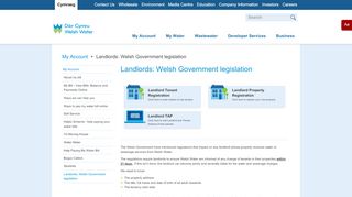 
                            5. Landlords | Dwr Cymru Welsh Water