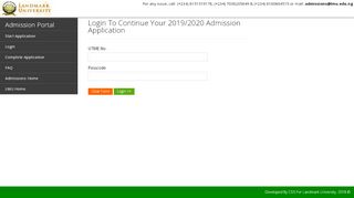 
                            8. Landmark University Admission Portal