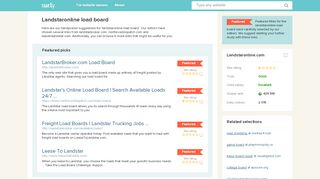 
                            4. Landstaronline load board - Sur.ly