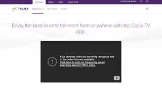 
                            4. L’application Optik TV de TELUS : la télé à emporter | TELUS