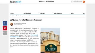 
                            8. LaQuinta Hotels Rewards Program | LoveToKnow