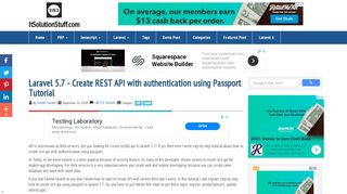 
                            7. Laravel 5.7 - Create REST API with authentication using Passport ...